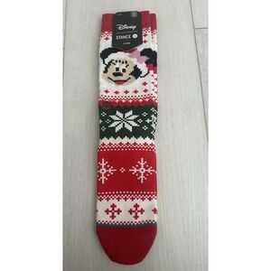 Disney Stance Christmas Socks Minnie Mouse All Gender Sz Large